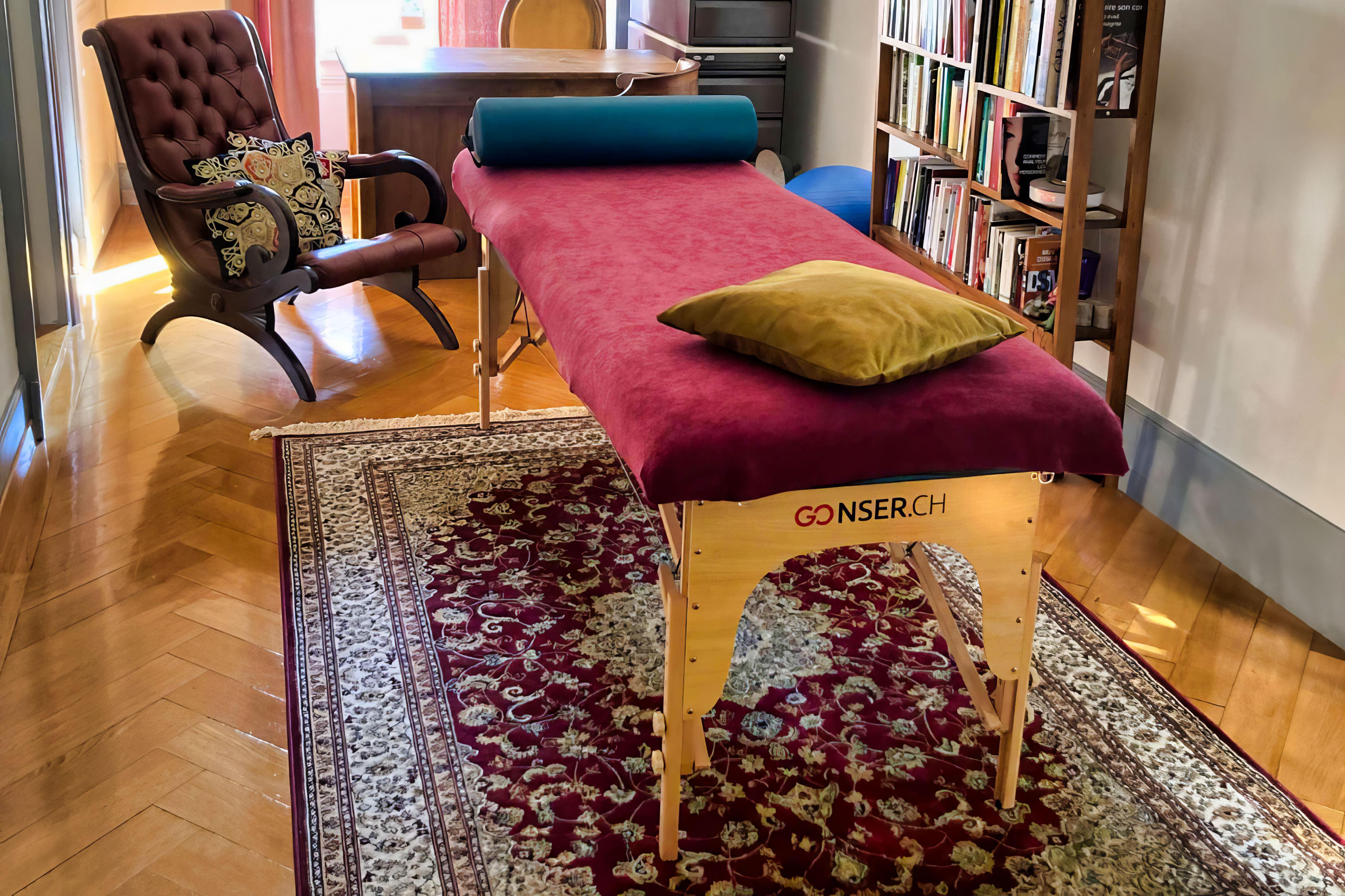 Cabinet de massothérapie.